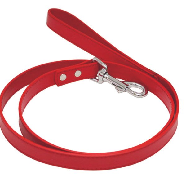 Heavy Duty Handmade Red Dog Leash