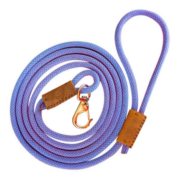 Strong Purple Climbing Rope Dog Leash