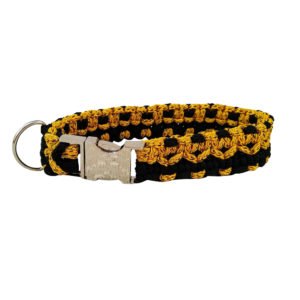 Festive Dog Collar With Metal Buckle