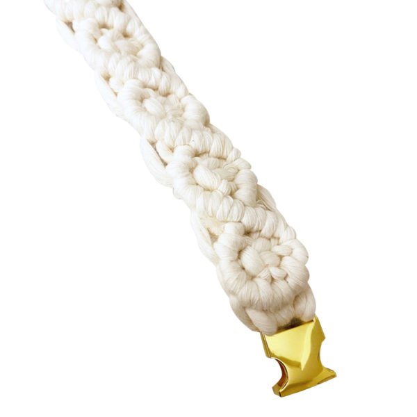 Customizable Macrame Dog Collar