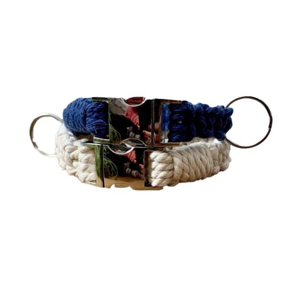 Square Knot Macrame Dog Collar