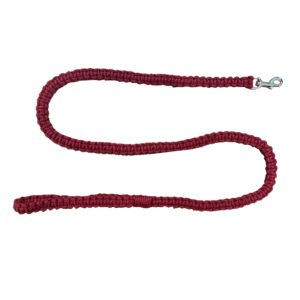 Square Knot Maroon Macrame Leash