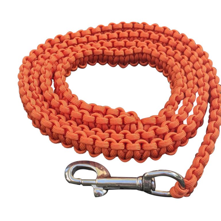 Orange Dog Rope Leash Ombre, Cotton Pet Dog Leash Manufacturers