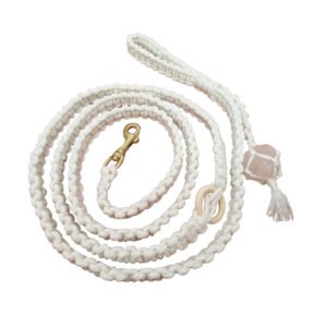 White Macrame Dog Leash Manufacturer