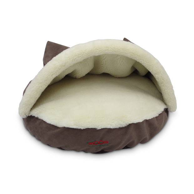 covered dog bed large