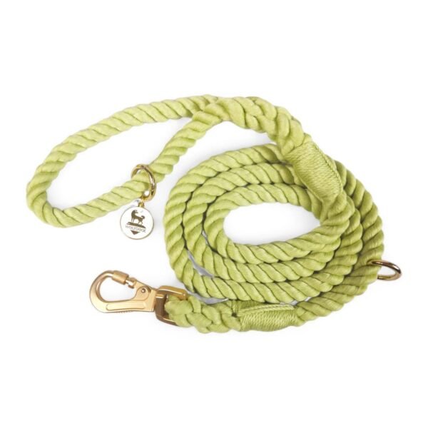 High Quality Black Cotton Dog Leash - Image 2