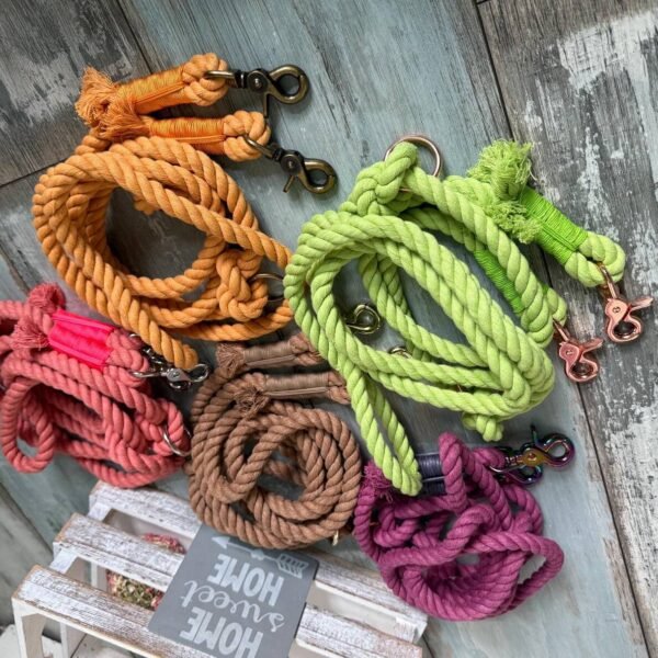 Pure Cotton Dog Leads for Small Medium Large Dog - Image 2