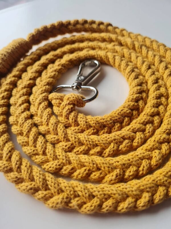 Tone Braided Cotton Rope Dog Leash