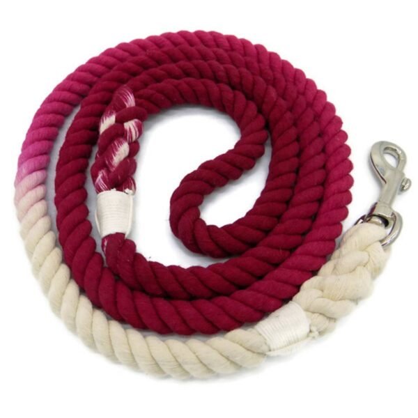 Braided Cotton Luxury Dog leash - Image 2