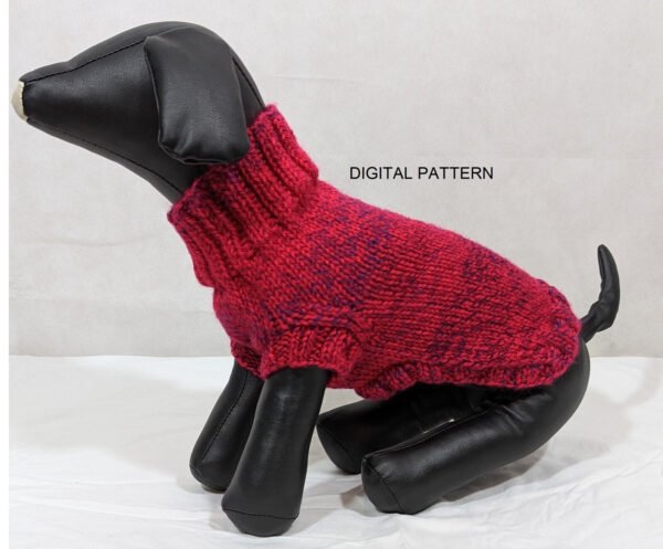 Manufacturer of Kona Knit Dog Sweater Pattern Digital Pattern Puppy Sweater